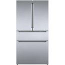  Bosch 36-inch, 21 cu.ft. Counter-Depth French 4-Door Refrigerator with VitaFreshPro™ Drawer B36CL80ENS IMAGE 1