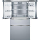  Bosch 36-inch, 21 cu.ft. Counter-Depth French 4-Door Refrigerator with VitaFreshPro™ Drawer B36CL80ENS IMAGE 7