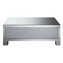 Coaster Furniture Gillian 722498 Rectangular Mirrored Acrylic Coffee Table - Silver IMAGE 2