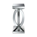  Coaster Furniture Amalia 722517 Square Mirrored Acrylic Crystal Side End Table - Silver IMAGE 2
