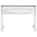  Coaster Furniture Gemma 802141 48-inch 2-Drawer Writing Desk - White High Gloss IMAGE 6