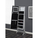  Coaster Furniture Moore 951017 Cheval Mirror with Jewelry Storage - Silver IMAGE 12
