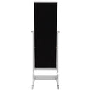  Coaster Furniture Moore 951017 Cheval Mirror with Jewelry Storage - Silver IMAGE 8