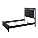  Crown Mark Micah Queen Upholstered Panel Bed B4350-Q-HBFB/B4350-KQ-RAIL IMAGE 2