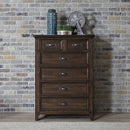  Liberty Furniture Industries Inc. Saddlebrook 5-Drawer Chest 184-BR41 IMAGE 11