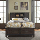  Liberty Furniture Industries Inc. Thornwood Hills King Bookcase Bed with Storage 759-BR-KBB IMAGE 1