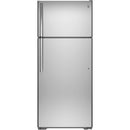  GE 30-inch 18 cu. ft. Top Freezer Refrigerator GTS18FSLKSS IMAGE 1