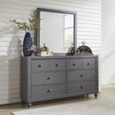  Liberty Furniture Industries Inc. Cottage View 6-Drawer Kids Dresser with Mirror 423-YBR-DM IMAGE 6