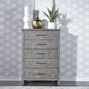  Liberty Furniture Industries Inc. Modern Farmhouse 5-Drawer Chest 406-BR41 IMAGE 8