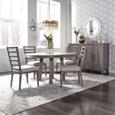  Liberty Furniture Industries Inc. Round Modern Farmhouse Dining Table with Pedestal Base 406-DR-ROS IMAGE 3
