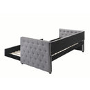  Coaster Furniture Mockern 302161 Upholstered Twin Daybed with Trundle - Grey IMAGE 4