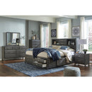  Signature Design by Ashley Caitbrook King Bookcase Bed with Storage B476-69/B476-66/B476-99 IMAGE 12