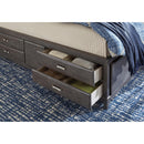  Signature Design by Ashley Caitbrook King Bookcase Bed with Storage B476-69/B476-66/B476-99 IMAGE 6