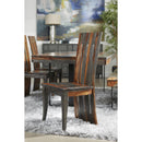  Coast2Coast Fallon 37113 Set of 2 Solid Wood Dining Chairs with Slat Back and Scooped Seat IMAGE 5