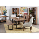  Coast2Coast Henderson 37117 Dining Table with Natural Live Edge top and Metal Base IMAGE 4