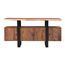  Coast2Coast Bronson 37119 4 Door Floating Top Storage Console Credenza IMAGE 2