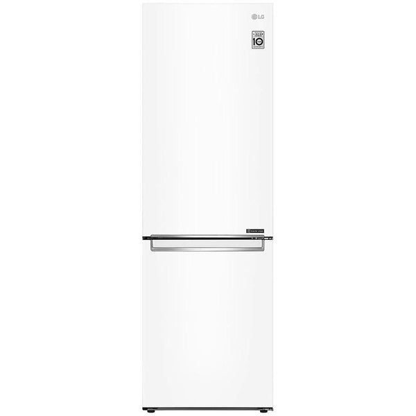  LG 24-inch, 12 cu.ft. Counter-Depth Bottom-Freezer Refrigerator with Multi-Air Flow System LBNC12231W IMAGE 1