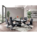  Furniture of America Midvale Dining Table with Pedestal Base CM3650BK-T-TABLE IMAGE 10