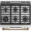 Café 30-inch Slide-in Gas Range with Convection Technology CCGS700P4MW2 IMAGE 3