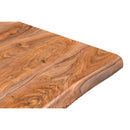  Coast2Coast Henderson 37118 Dining Bench with Natural Live Edge top and Metal Base IMAGE 4
