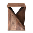  Coast2Coast Corazon 37123 Accent End Table with a Twisted Geometric Hourglass Shape IMAGE 2