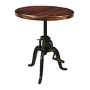  Coast2Coast Axel 37132 Adjustable Industrial Style Round Accent Table with Iron Tri-Pod Legs IMAGE 2