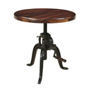  Coast2Coast Axel 37132 Adjustable Industrial Style Round Accent Table with Iron Tri-Pod Legs IMAGE 3