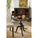  Coast2Coast Axel 37132 Adjustable Industrial Style Round Accent Table with Iron Tri-Pod Legs IMAGE 5