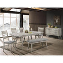  Crown Mark White Sands Dining Chair White Sands 2132S Side Chair IMAGE 2