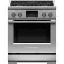  Fisher & Paykel 30-inch Freestanding Dual-Fuel Range with 4 Burners RDV3-304-N IMAGE 1