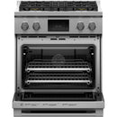  Fisher & Paykel 30-inch Freestanding Dual-Fuel Range with 4 Burners RDV3-304-L IMAGE 2