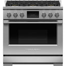  Fisher & Paykel 36-inch Freestanding Dual-Fuel Range with 6 Burners RDV3-366-N IMAGE 1