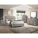  Crown Mark Tundra Queen Panel Bed B5520-Q-HBFB/B5520-KQ-RAIL IMAGE 2