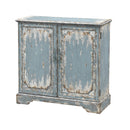  Coast2Coast Bleu 40295 Distressed Finish 2 Door Console Cabinet IMAGE 1