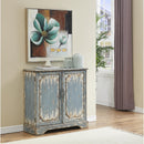  Coast2Coast Bleu 40295 Distressed Finish 2 Door Console Cabinet IMAGE 4