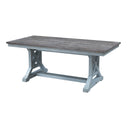  Coast2Coast Wharf 40296 Hand Painted Plank Style Top Dining Table IMAGE 1