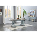  Coast2Coast Wharf 40296 Hand Painted Plank Style Top Dining Table IMAGE 3