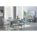  Coast2Coast Wharf 40298 Set of 2 Crossed Back Oatmeal Upholstered Seat Dining Side Chairs IMAGE 4