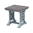  Coast2Coast Wharf 40303 Hand Painted Side End Table with Plank Style Top IMAGE 1