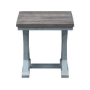  Coast2Coast Wharf 40303 Hand Painted Side End Table with Plank Style Top IMAGE 2