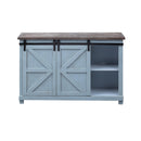  Coast2Coast Wharf 40308 Two Sliding Door 2 Drawer Credenza with Plank Style Top IMAGE 5