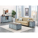  Coast2Coast Wharf 40308 Two Sliding Door 2 Drawer Credenza with Plank Style Top IMAGE 6