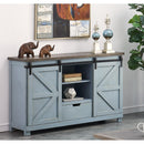  Coast2Coast Wharf 40308 Two Sliding Door 2 Drawer Credenza with Plank Style Top IMAGE 7