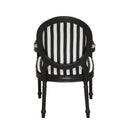  Coast2Coast Christopher 96534 Contemporary Accent Chair or Arm Chair - Black and White Upholstery IMAGE 3