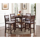  New Classic Furniture Gia 5 pc Counter Height Dinette D1701-52S-CHY IMAGE 2