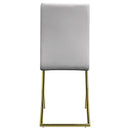  Coaster Furniture Carmelia 105171 Upholstered Dining Side Chair - White (Set of 4) IMAGE 6