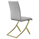  Coaster Furniture Carmelia 105171 Upholstered Dining Side Chair - White (Set of 4) IMAGE 7