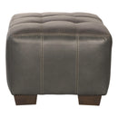  Jackson Furniture Drummond Fabric and Leather Look Ottoman 429610 1152-18/1300-28 IMAGE 3