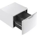  GE 28" Laundry Pedestal with Storage Drawer GFP1528SNWW IMAGE 2