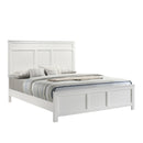  New Classic Furniture Andover B677W Queen Panel Bed - White IMAGE 1